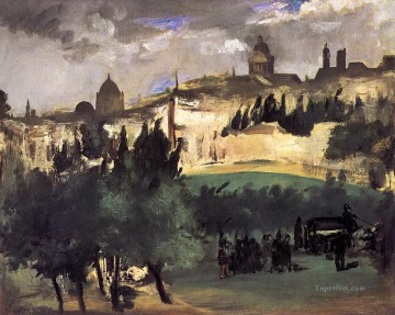 Édouard Manet Painting - El entierro de Eduard Manet